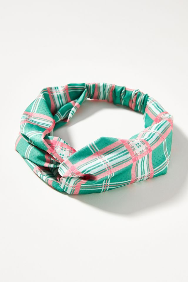 Checkered Twist Headband | Anthropologie