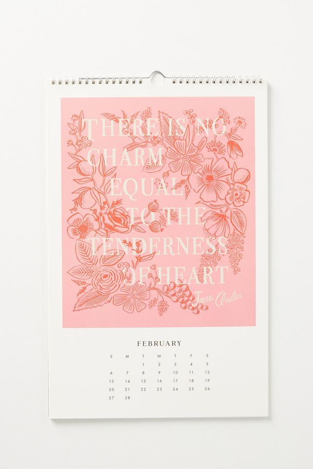 Rifle Paper Co. Inspirational Quotes 2022 Wall Calendar #1