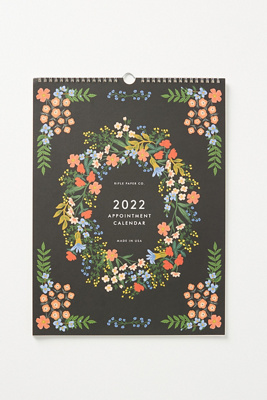 Rifle Paper Co. Luxembourg 2022 Wall Calendar | Anthropologie