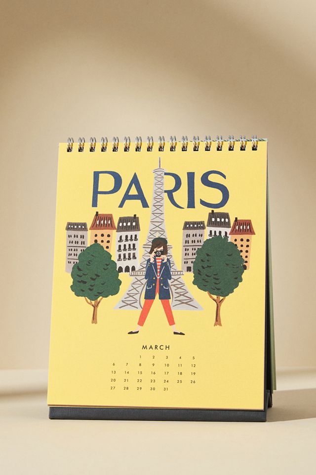 Rifle Paper Co. Explore The World 2022 Desk Calendar #1