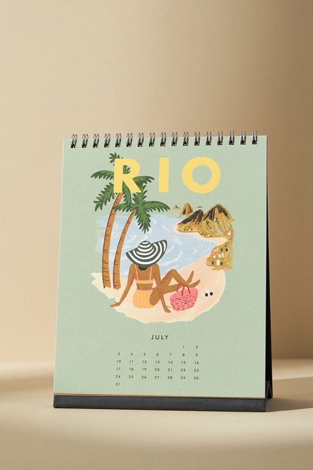 Rifle Paper Co. Explore The World 2022 Desk Calendar #2