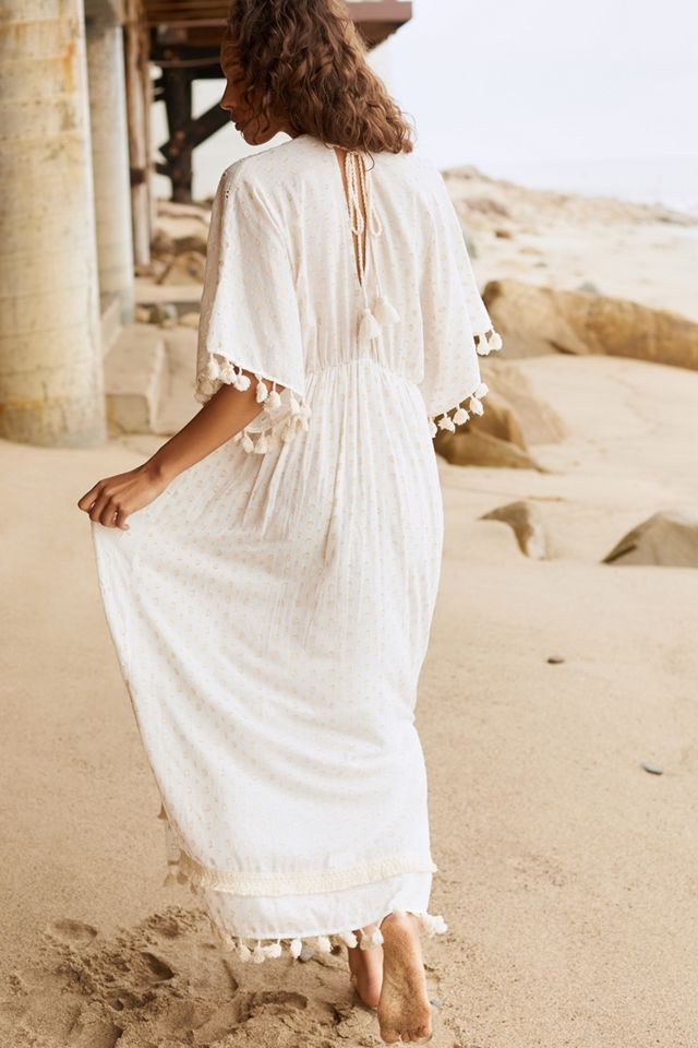 beaded cover up dress Beaded Cover-Up Maxi Dress
