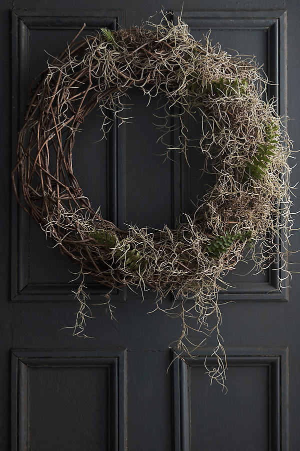 Terrain Woven Vine Wreath In Brown