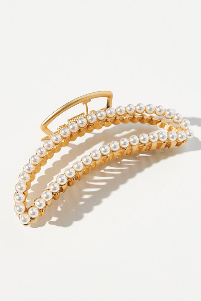 Embellished Metal Claw Hair Clip | Anthropologie