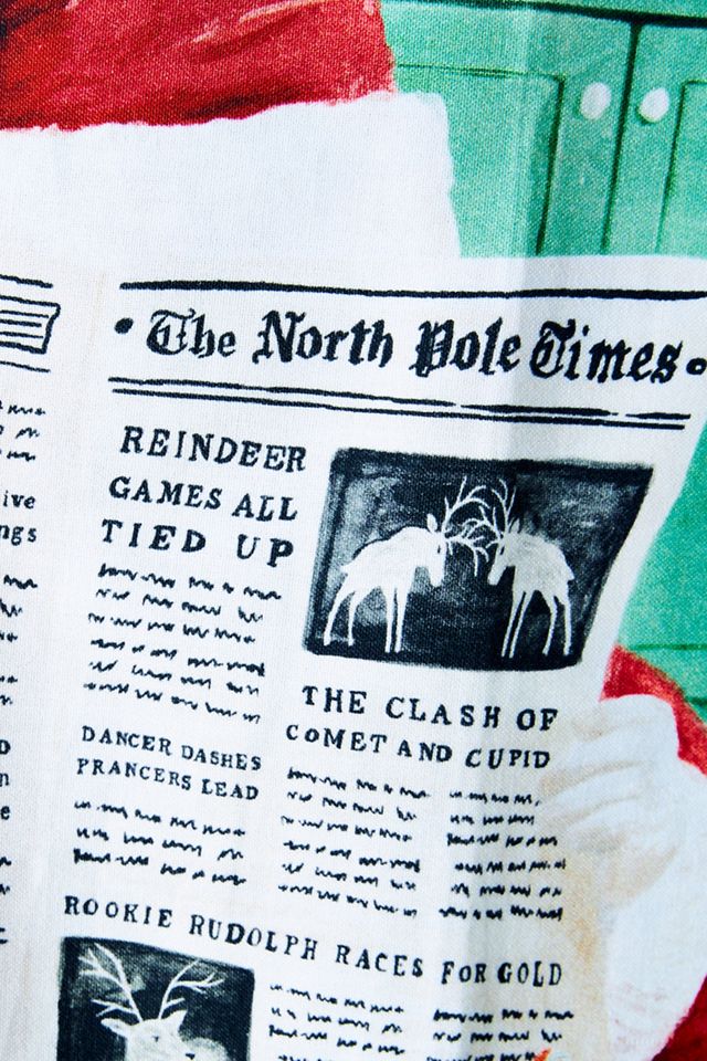 Breakfast With Santa Dish Towel #1