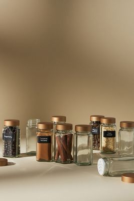 Neat Method Spice Jars, Set of 10