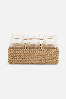 Blue Pheasant Voru Glassware Caddy - NAVY