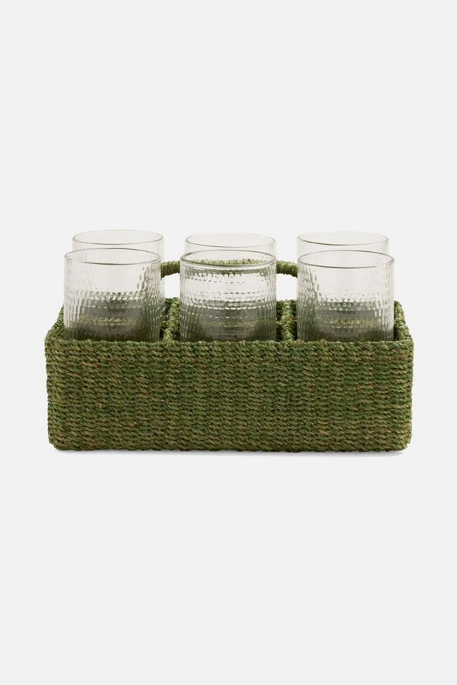 Blue Pheasant Voru Glassware Caddy