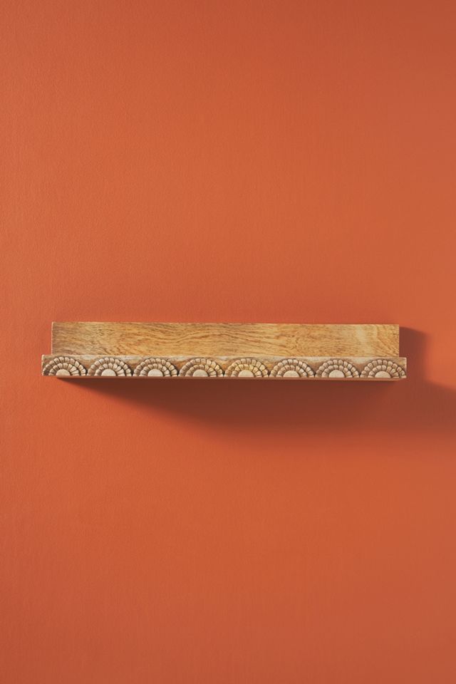 Ripiano in legno inciso Ripple #1