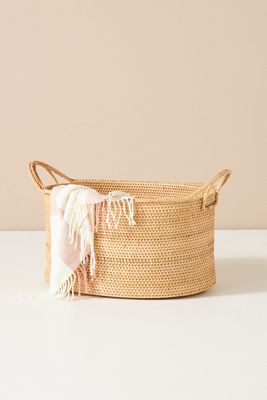 Loop Handle Woven Basket