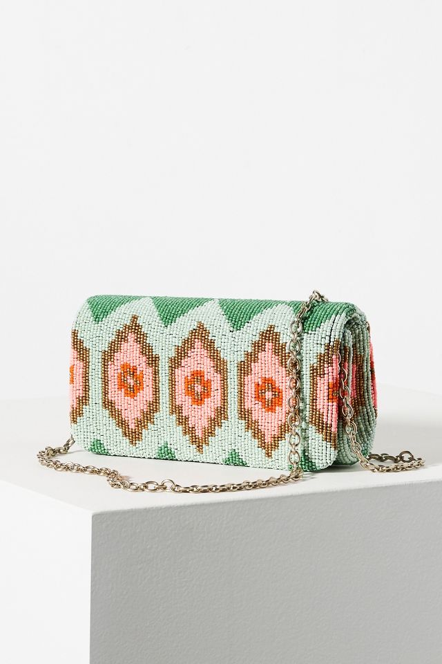 Anthropologie beaded clutch on sale