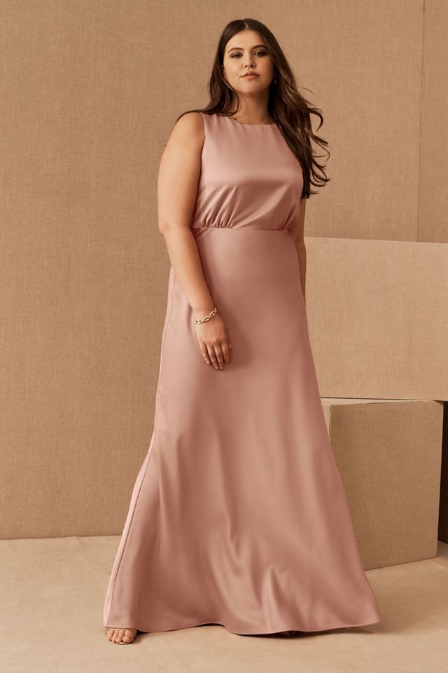 Beckett Satin Charmeuse Maxi Dress #4