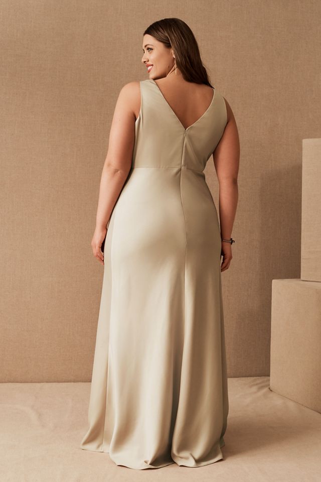 Beckett Satin Charmeuse Maxi Dress #5