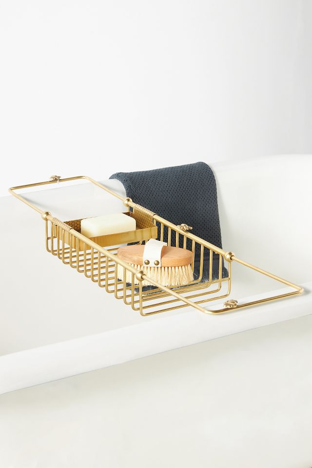 Bath caddy gold new arrivals