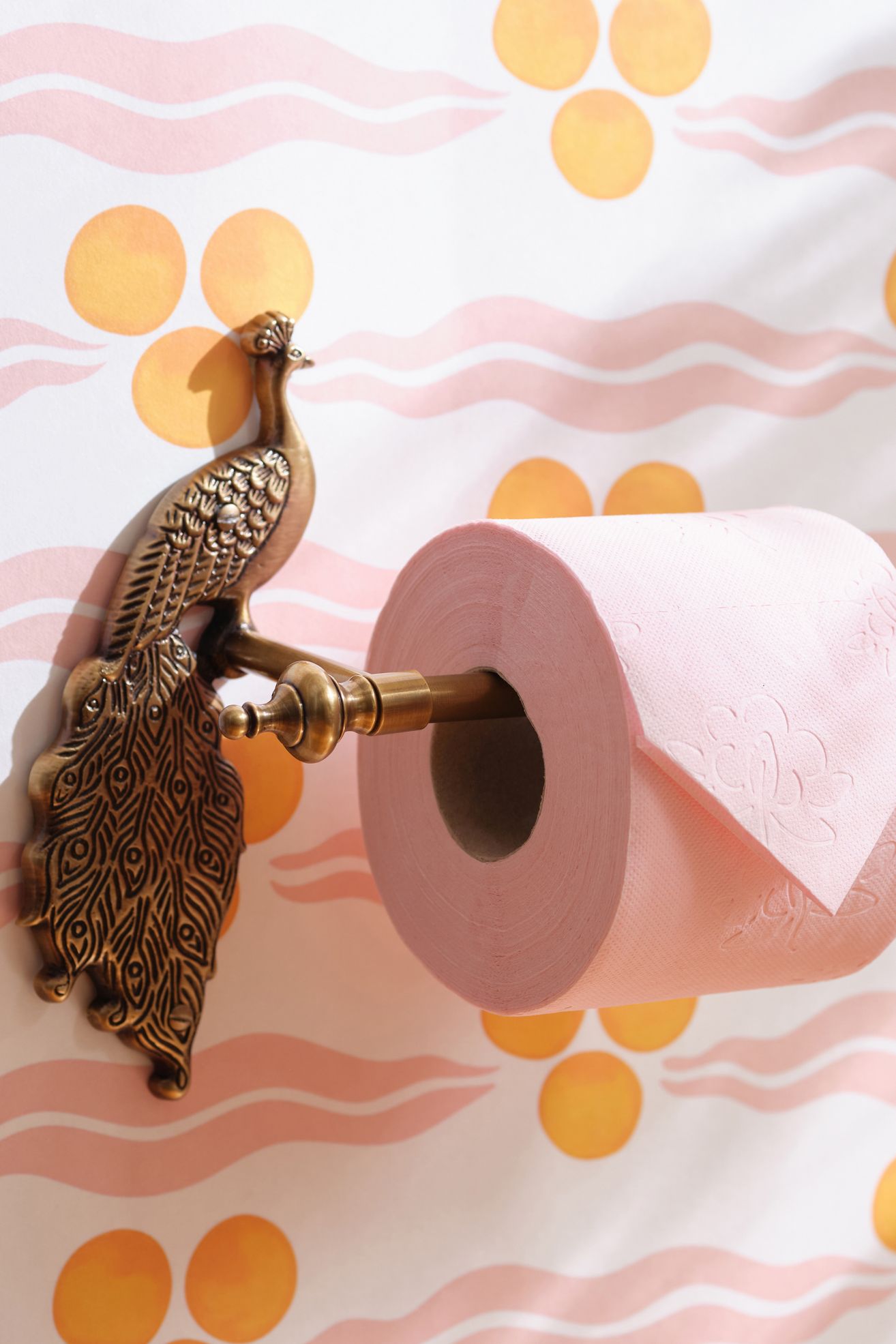 Ida Peacock Toilet Paper Holder - Antiqued Brass, One Size