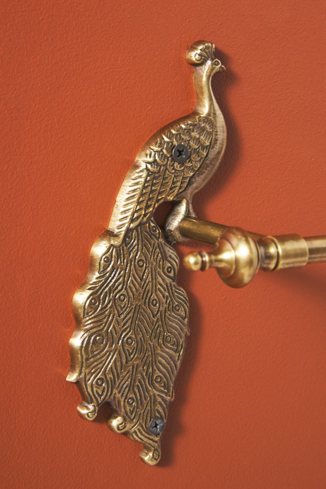 Ida Peacock Toilet Paper Holder | Unique Bathroom Decor