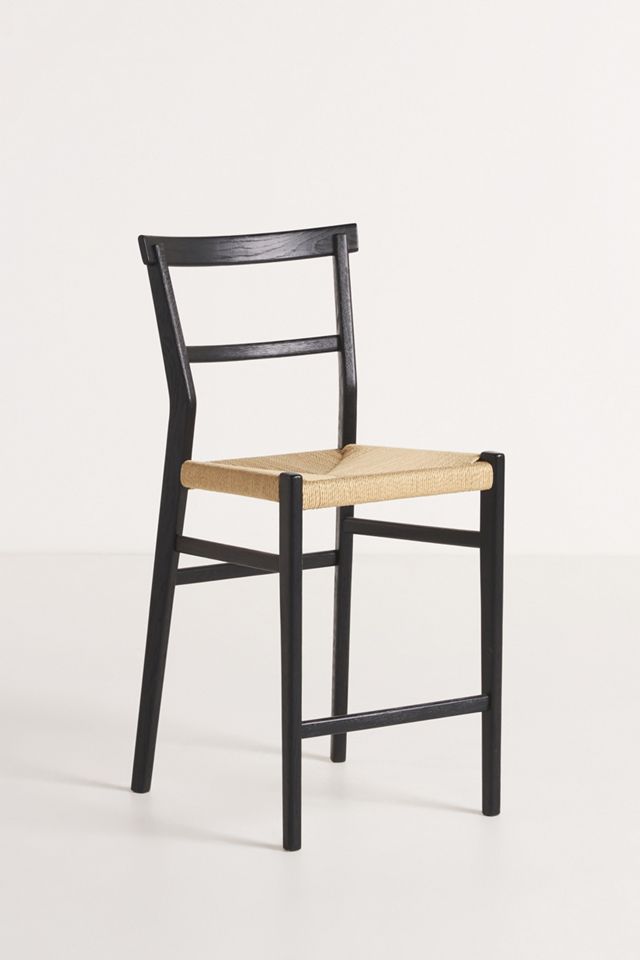 Oak Farmhouse Counter Stool #1