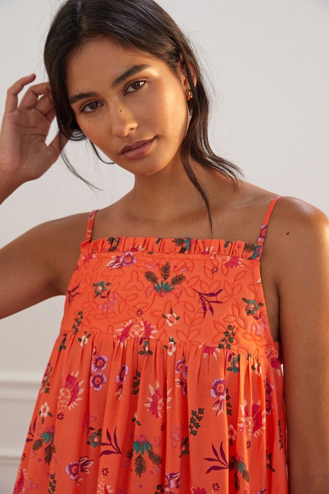 Quilted Floral Maxi Dress #3