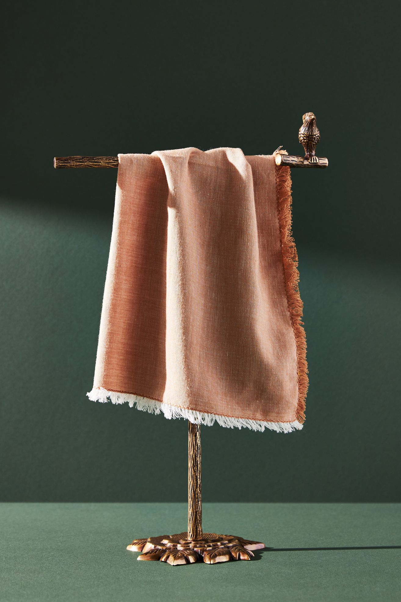 Everlee Towel Stand - BRASS, Standard, One Size