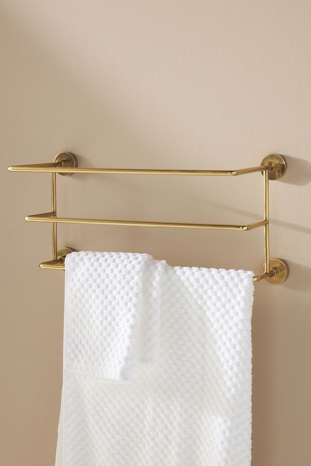 Amara Wall Mounted Towel Rack Anthropologie UK