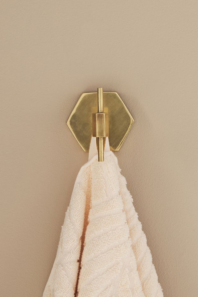 Towel with online hook