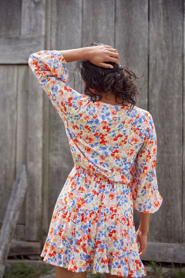 L Space Floral Cover-Up Mini Dress | Anthropologie