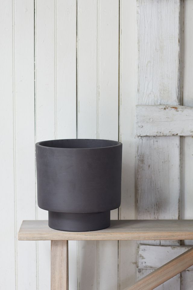 Footed Cylinder Cearmic Planter #1