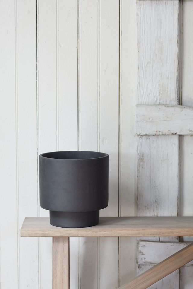 Footed Cylinder Cearmic Planter #2
