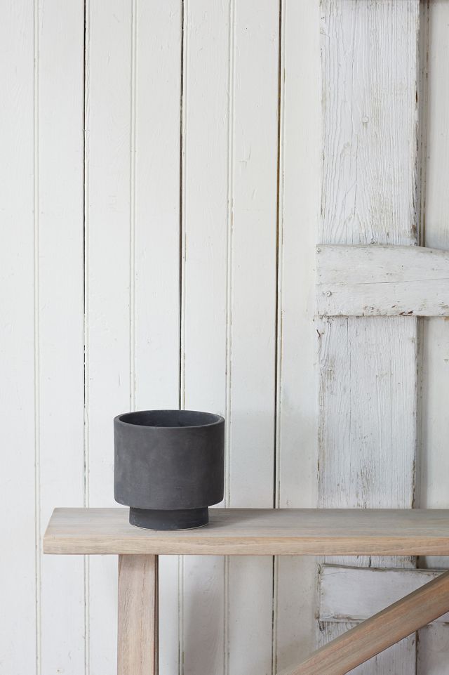 Footed Cylinder Cearmic Planter #3