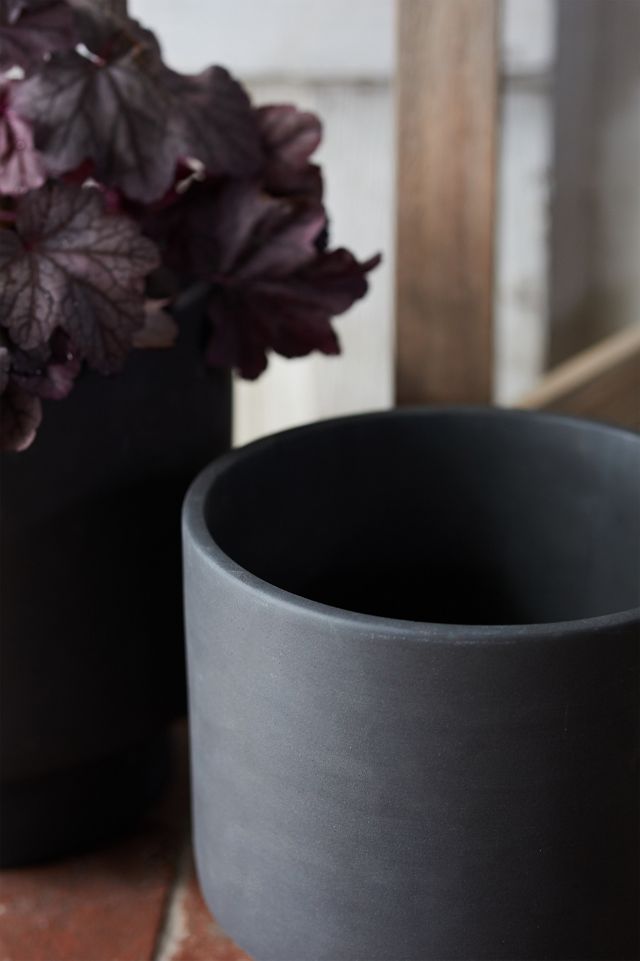 Footed Cylinder Cearmic Planter #4