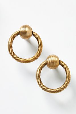 Set of 2 Francoise Dangle Knobs en Brown taille: S chez - Anthropologie - Modalova