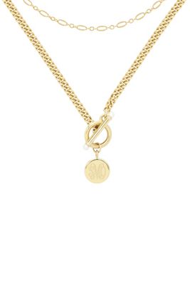 Brook & York Custom Monogram Necklace Set