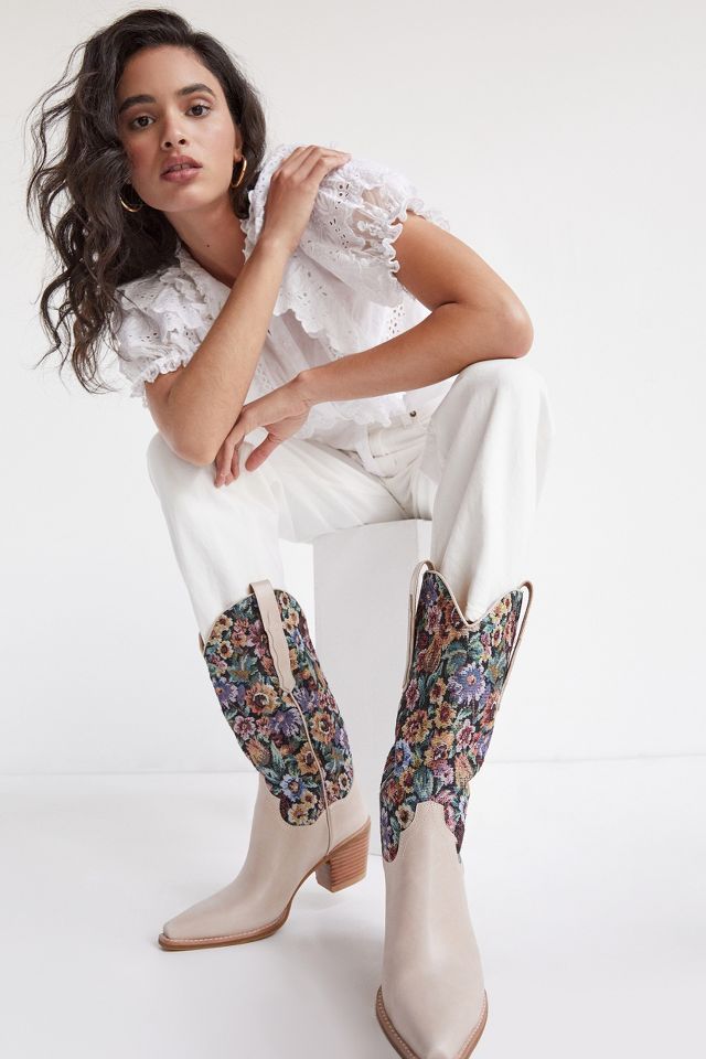 Jeffrey campbell embroidered outlet boots