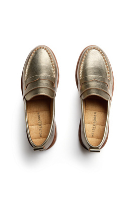 Kelsi Dagger Brooklyn, Kelsi Dagger Kelsi Dagger Brooklyn Lens Loafers In Gold