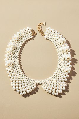 Pearlescent Collar Necklace