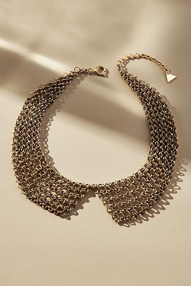 Mesh Collar Necklace | Anthropologie