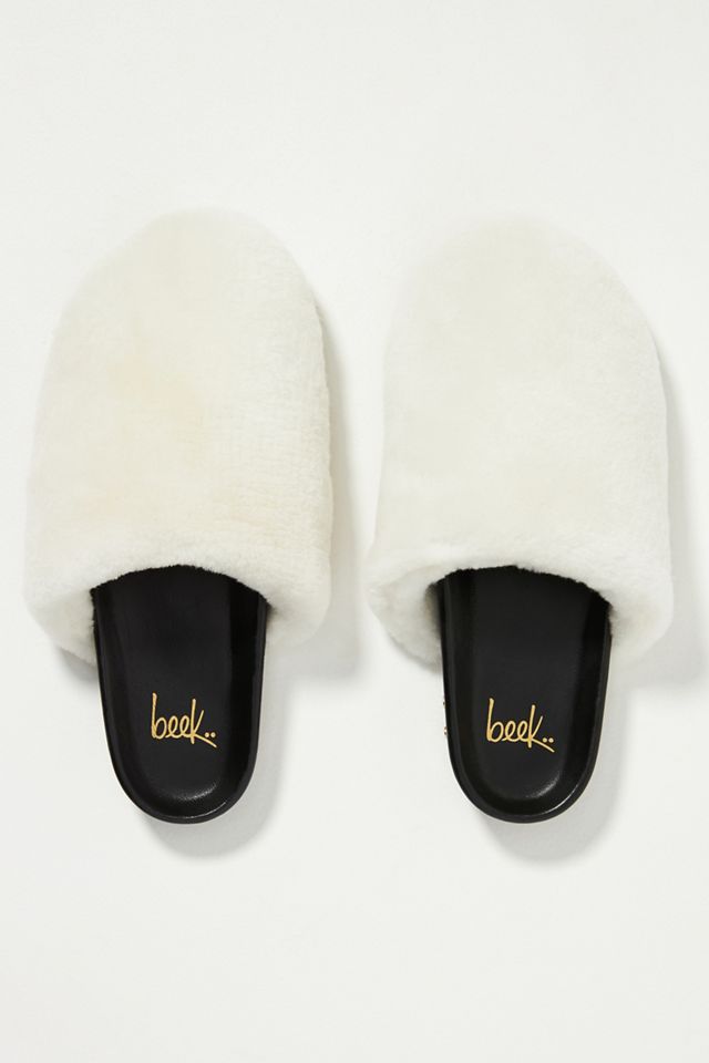 beek Flufftail Shearling Clogs #1