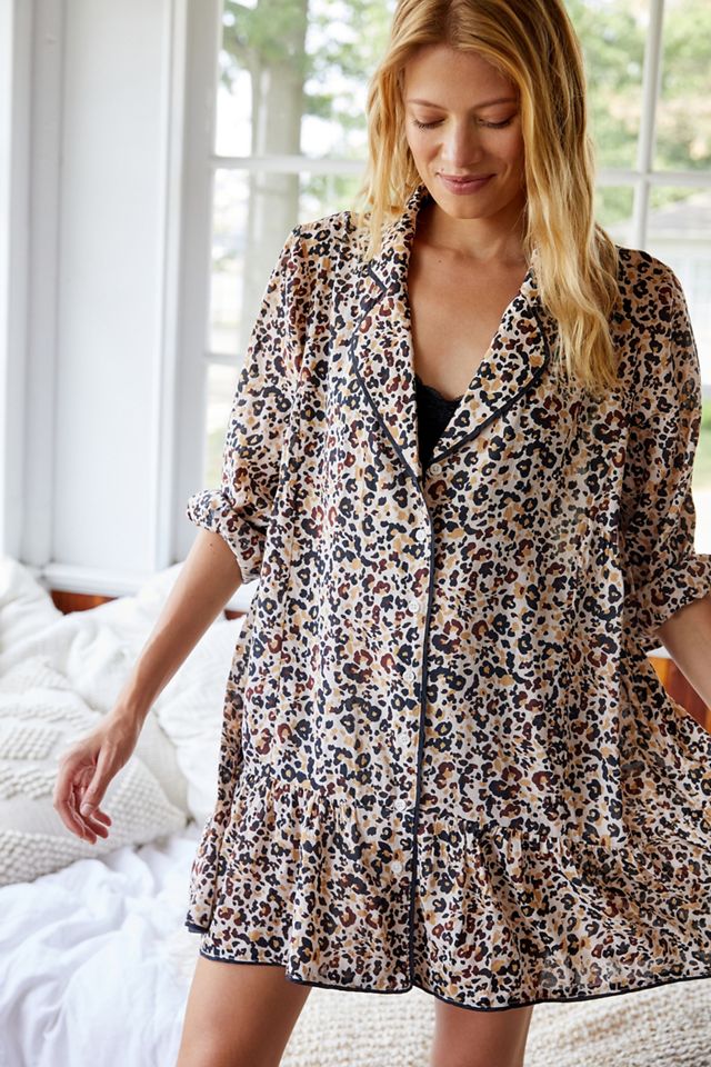 Ruffled Leopard Pajama Set #3