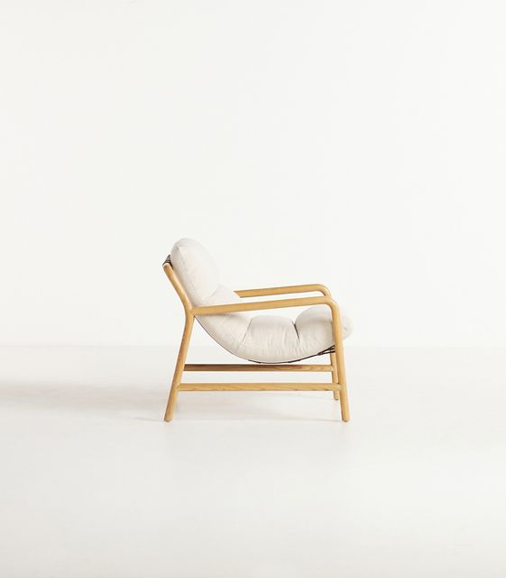 Leather sling chair anthropologie hot sale