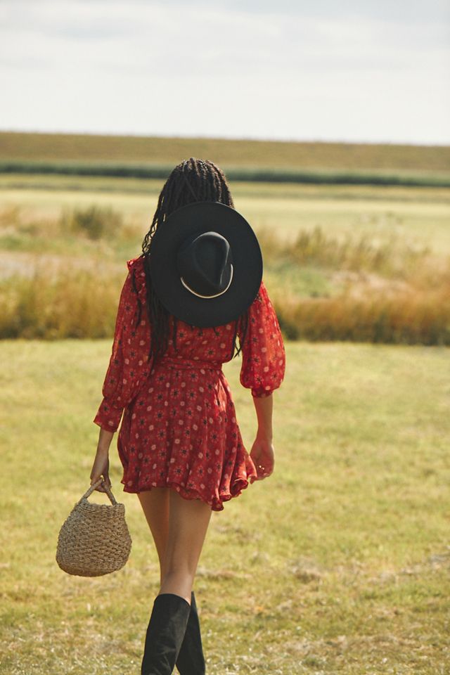 Ribbon-Trimmed Wool Rancher | Anthropologie display picture 1