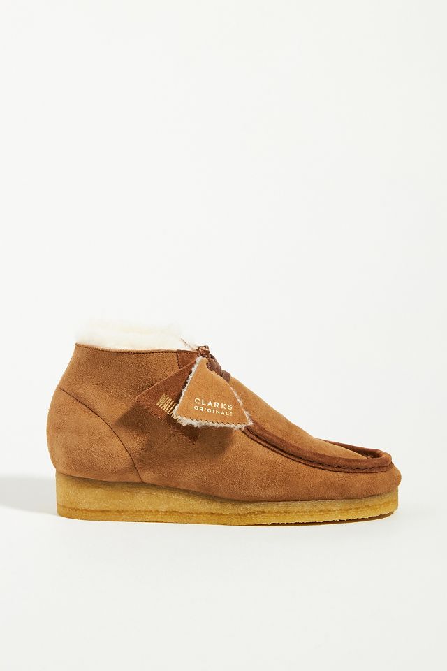 Clarks shearling boots new arrivals