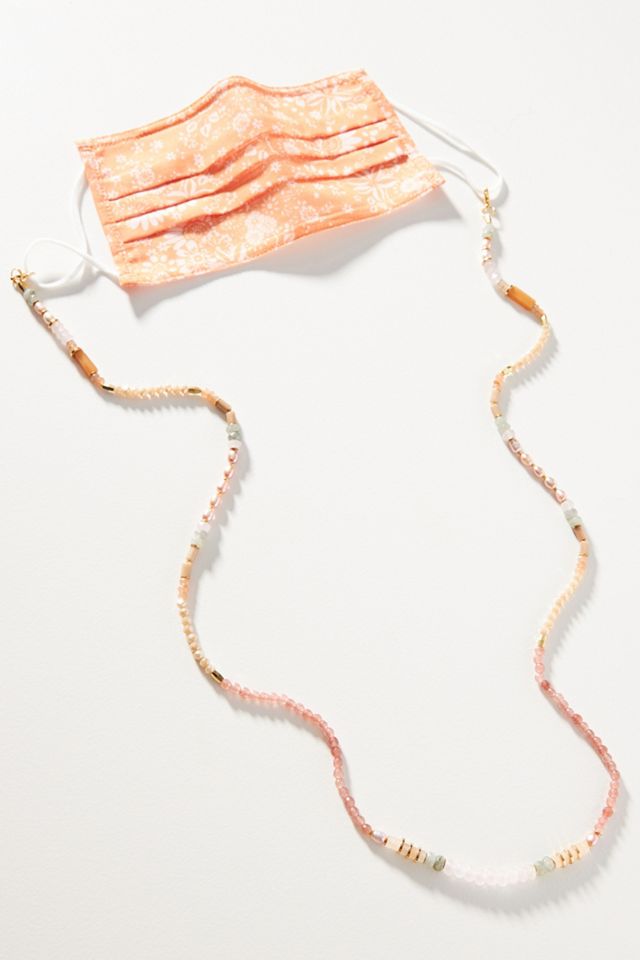 Sonnenbrillen-Kette mit Perlen #1