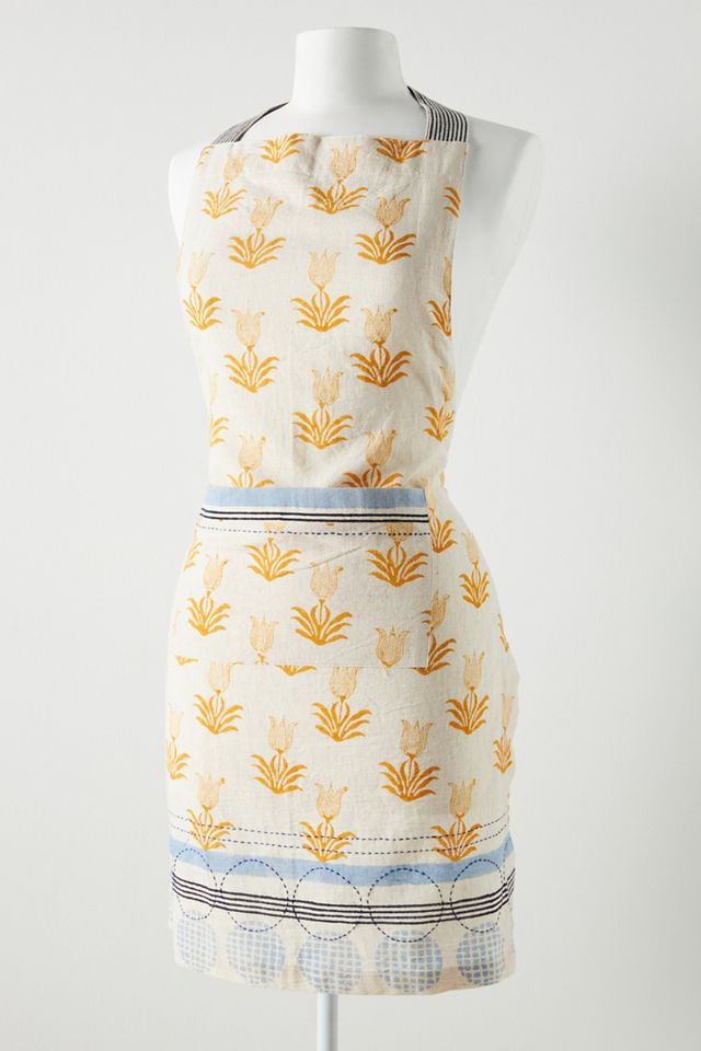 Jen Hewett Blockprinted Apron #1