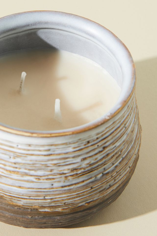 Amber Lewis for Anthropologie Ribbed Ceramic Candle #2