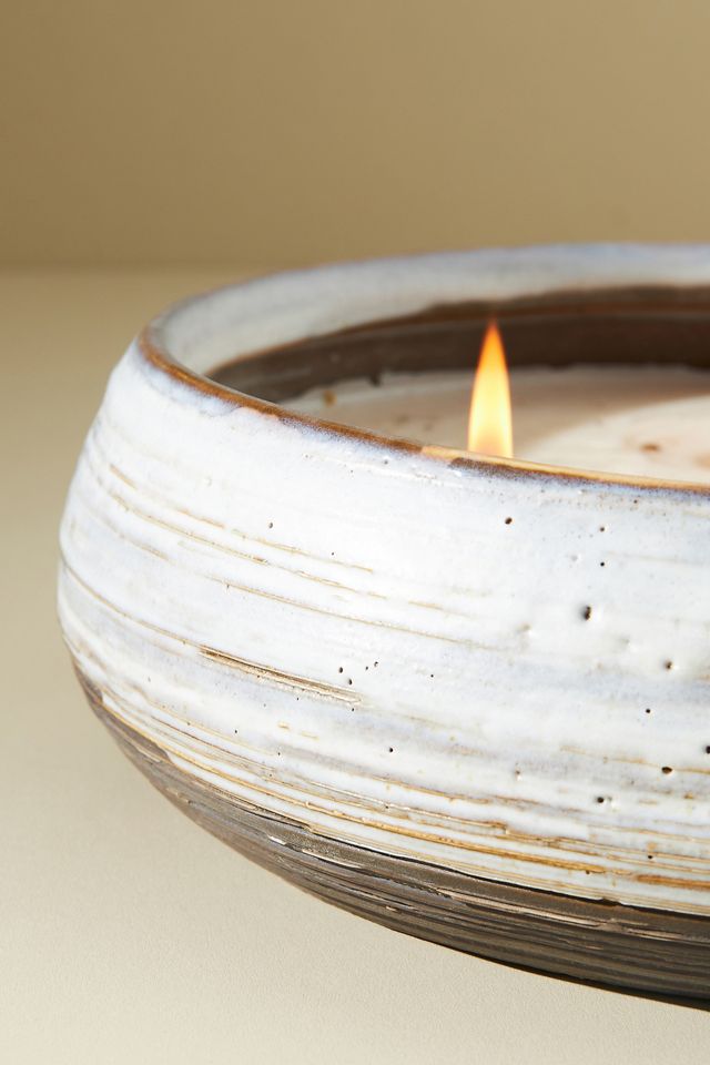 Amber Lewis for Anthropologie Ribbed Ceramic Candle #8
