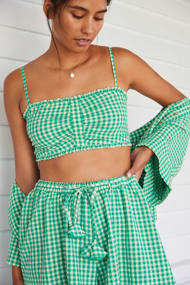 Gingham Three-Piece Lounge Set #1