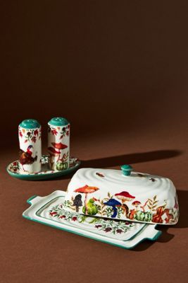 Inslee Fariss Autumn's Bounty Butter Dish