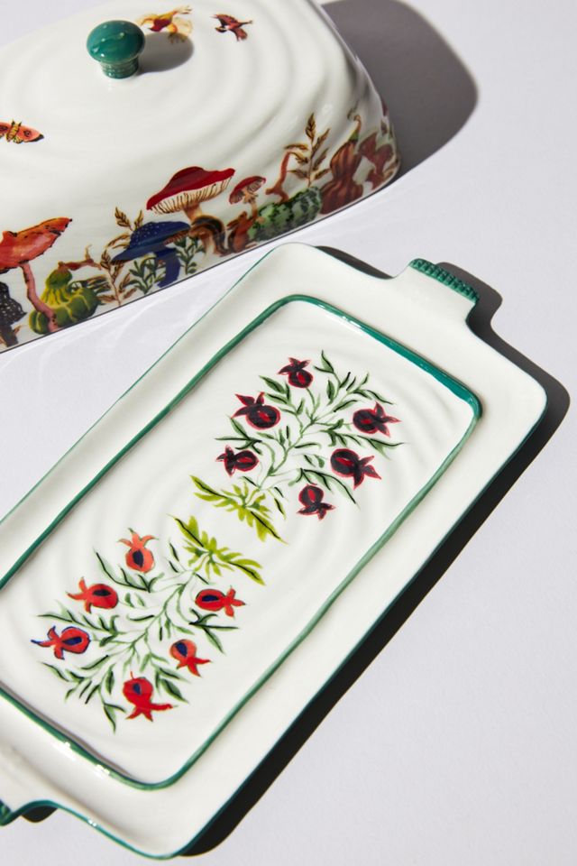 Inslee Fariss Autumn's Bounty Butter Dish #1