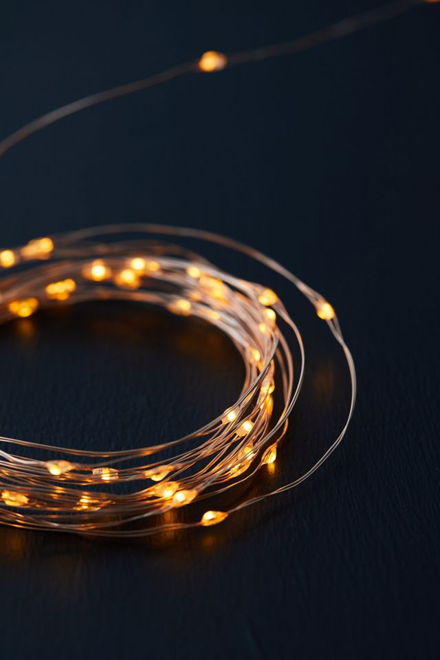 Stargazer Twinkling Rose Gold Twine Lights #4