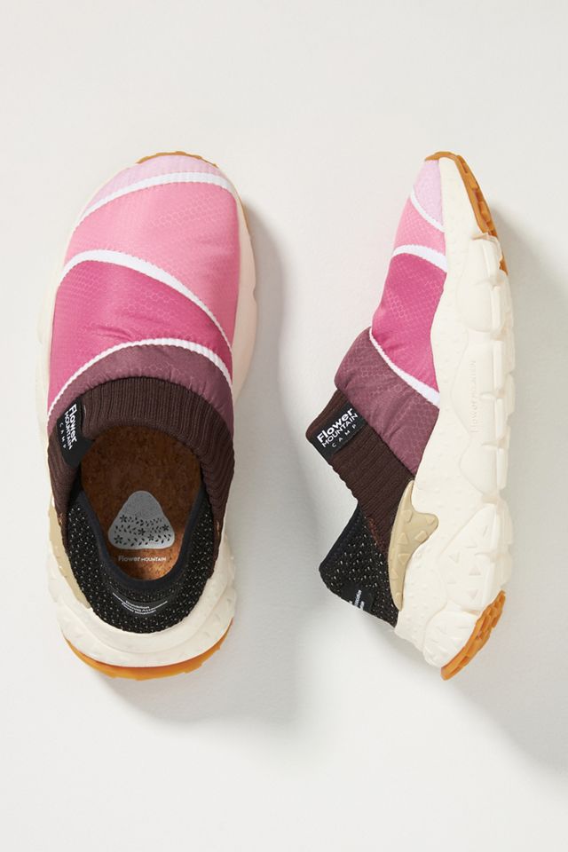 靴 flower mountain camp Shop Flower Mountain CAMP UNI Fabric Sneakers in Off White